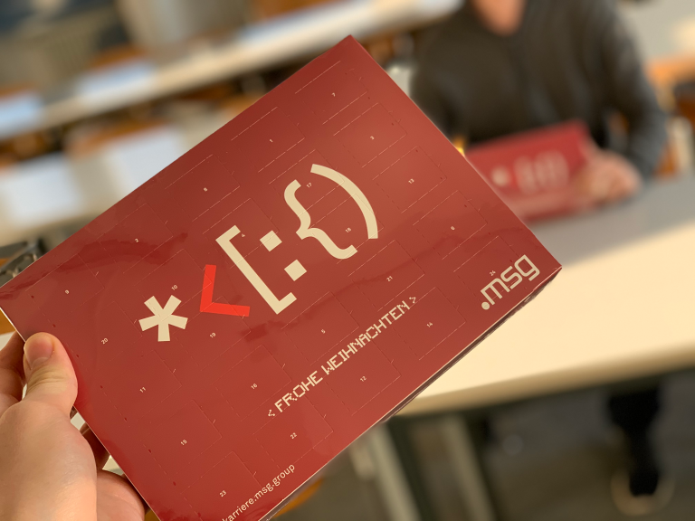 Advent Calendars for ADAP and AMSE students by msg systems