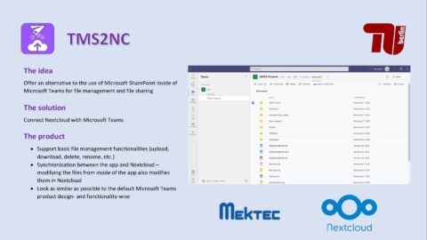 Towards entry "Results of Teams to Nextcloud Project with Mektec Europe (Video and Report, Winter 2021/22)"