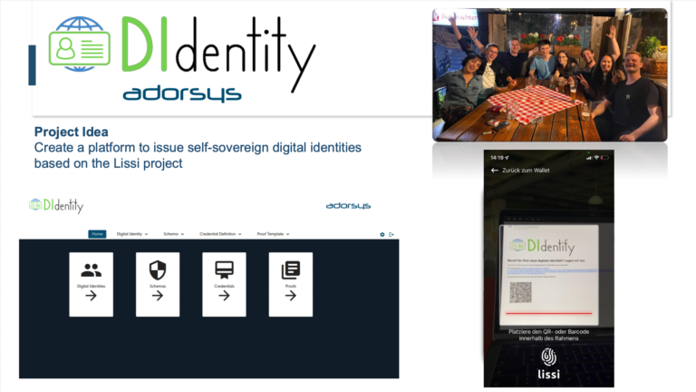 Results of Digital Identity AMOS Project with adorsys (Video and Report, Summer 2022 Project)